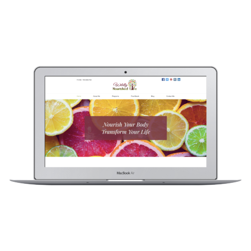 nutritionist website template