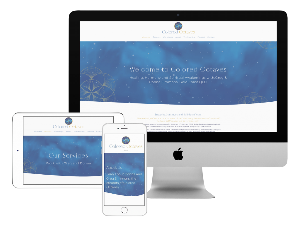 Spiritual Awakenings Website Design