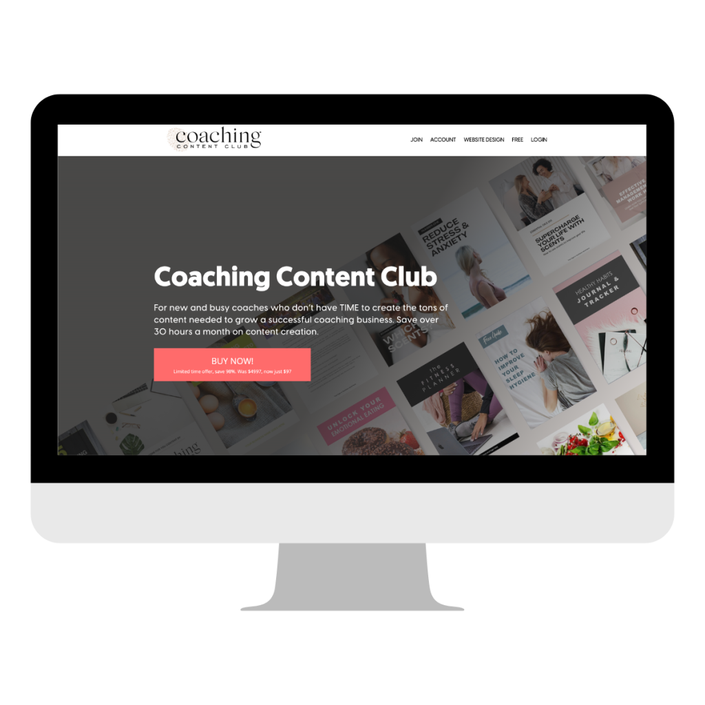 Coaching Content Club Founder