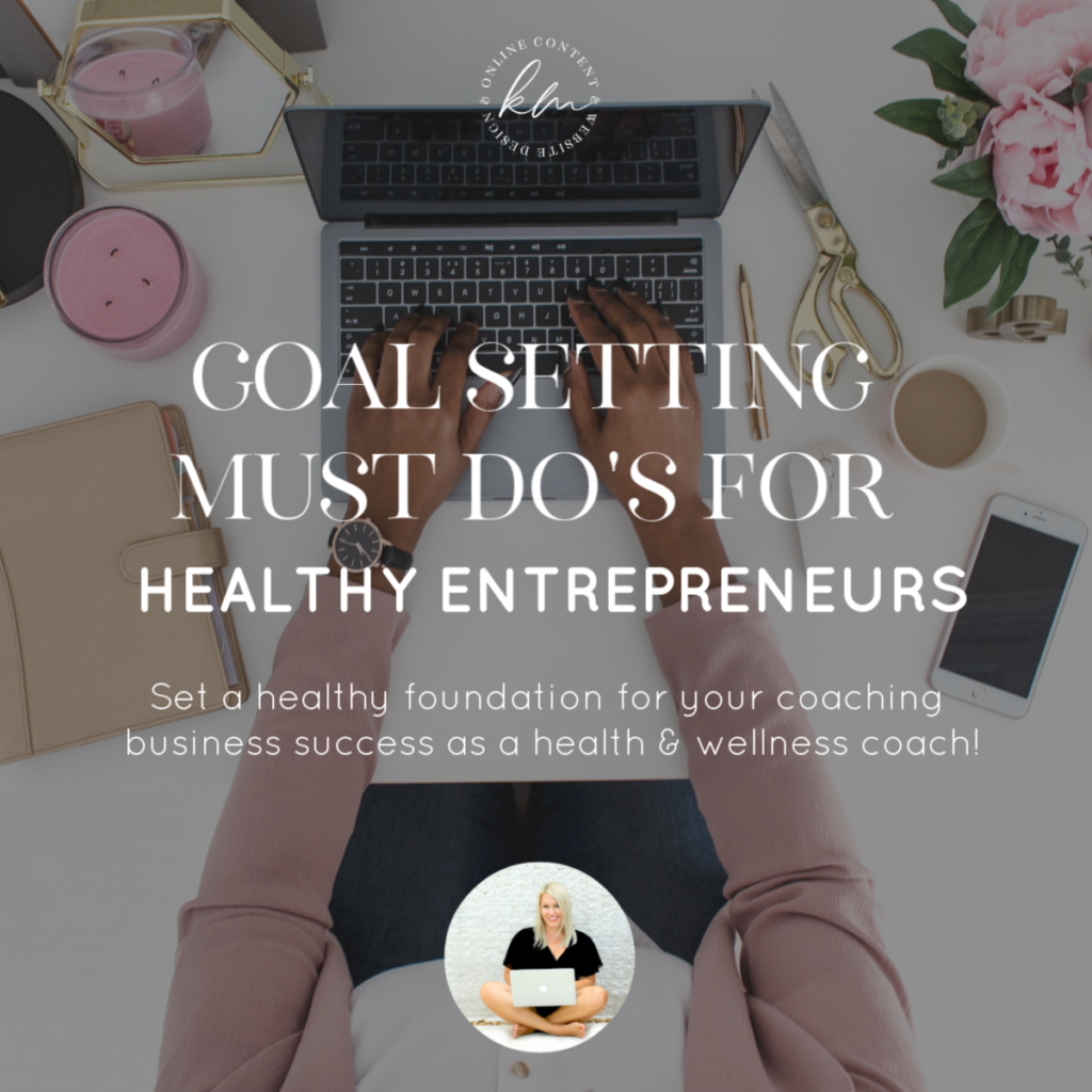 goal setting health coach productive business